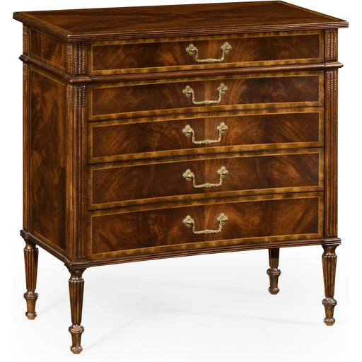 Jonathan Charles Buckingham Chest of Drawers with Concave Profile
