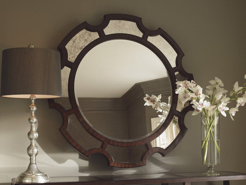 Lexington Kensington Place Del Mar Round Mirror Clearance