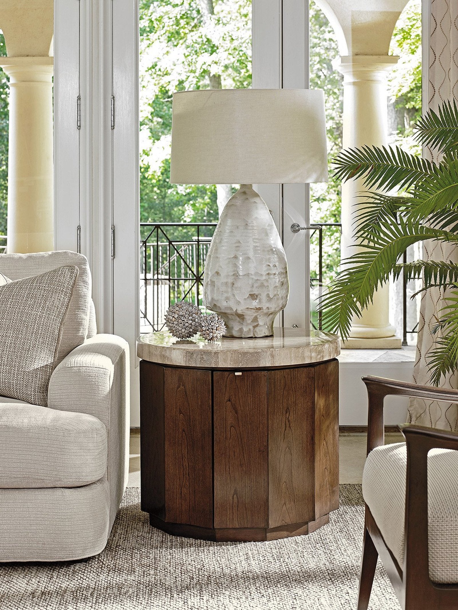 Lexington Laurel Canyon Glendora Drum Table