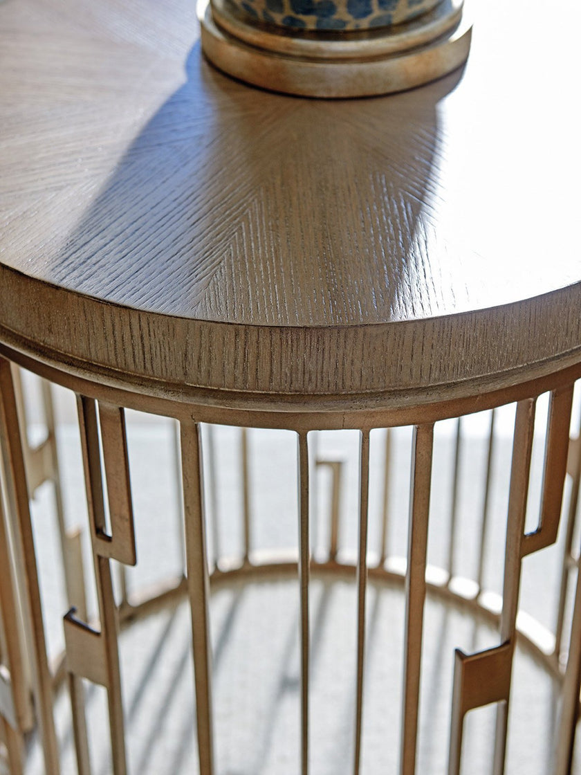 Lexington Shadow Play Studio Round Accent Table