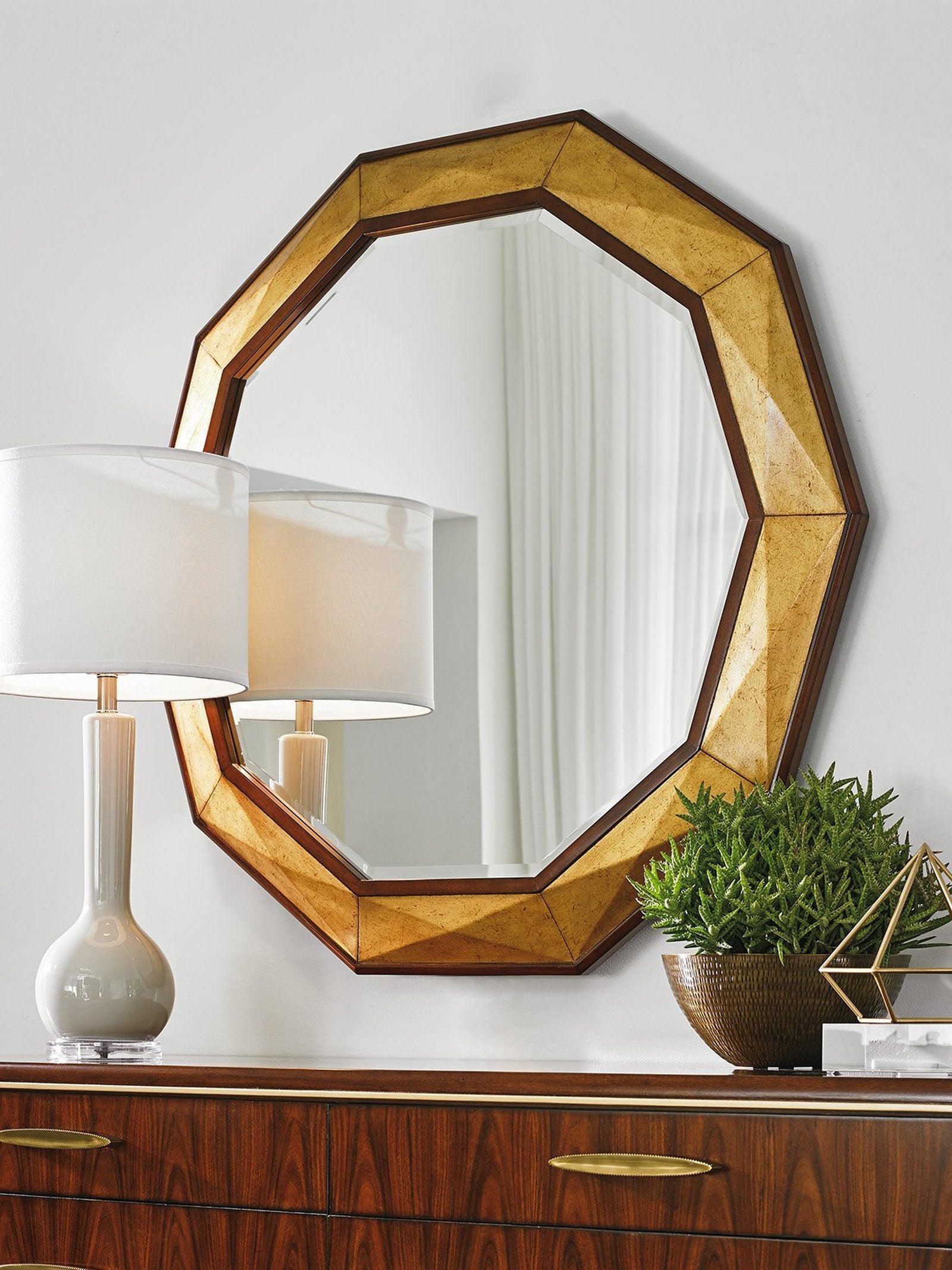 Lexington Take Five Savoy Round Mirror DSC