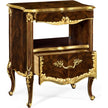 Jonathan Charles Mahogany & Gilded Nightstand
