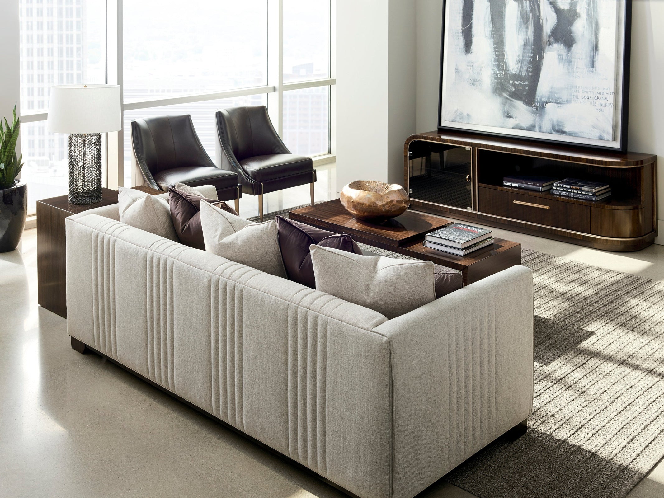 Caracole Streamline Moderne Sofa