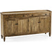 Jonathan Charles 34" Medium Driftwood Four Door Sideboard