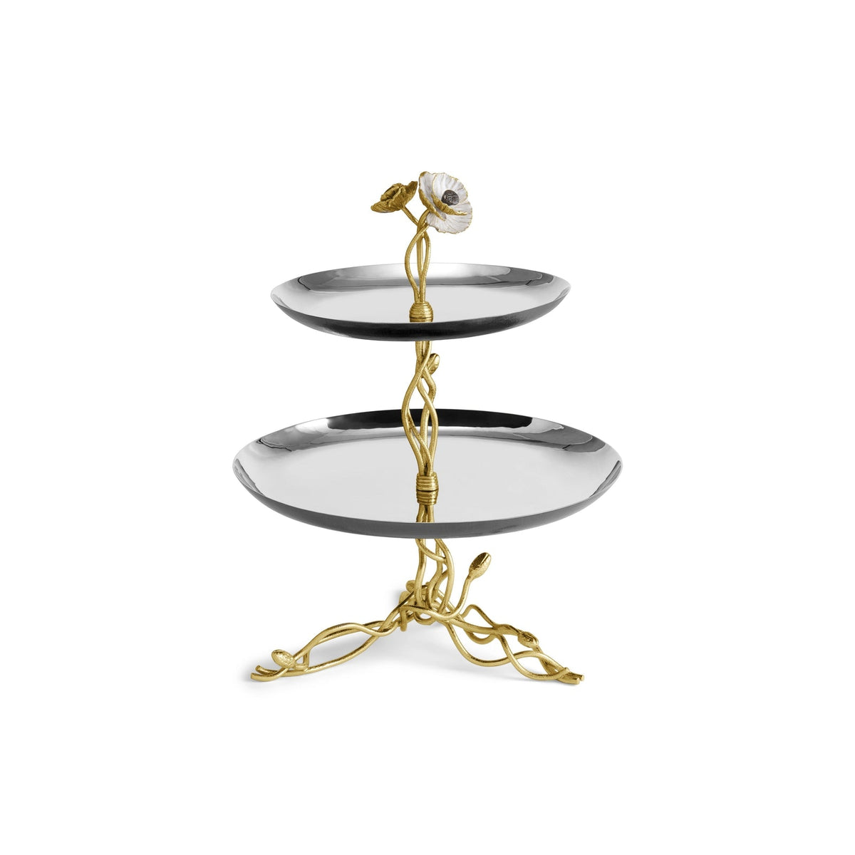Michael Aram Anemone 2-Tier Etagere