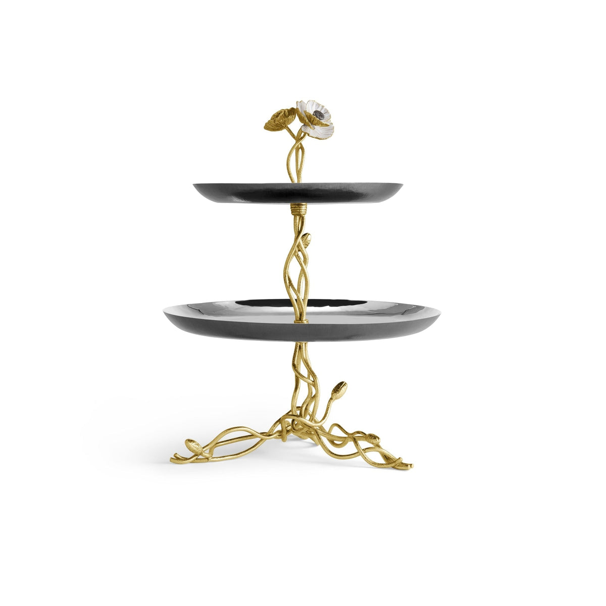 Michael Aram Anemone 2-Tier Etagere