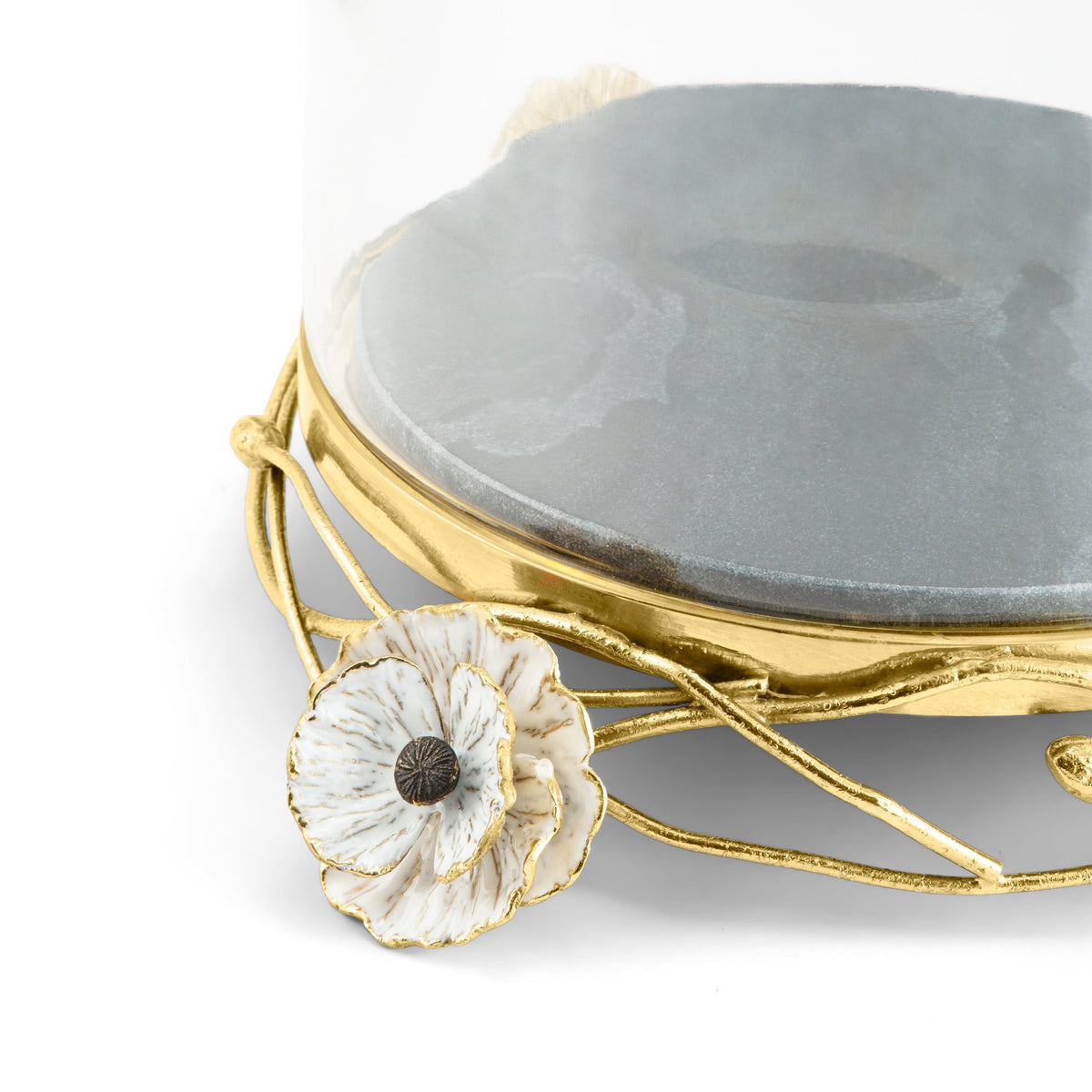 Michael Aram Anemone Cake Stand W/ Dome