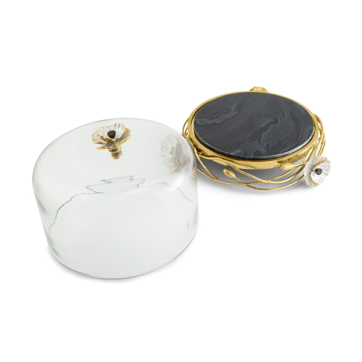 Michael Aram Anemone Cake Stand W/ Dome