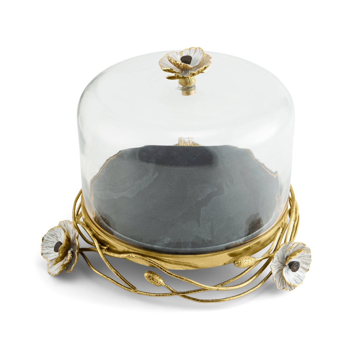 Michael Aram Anemone Cake Stand W/ Dome