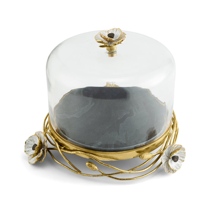 Michael Aram Anemone Cake Stand W/ Dome