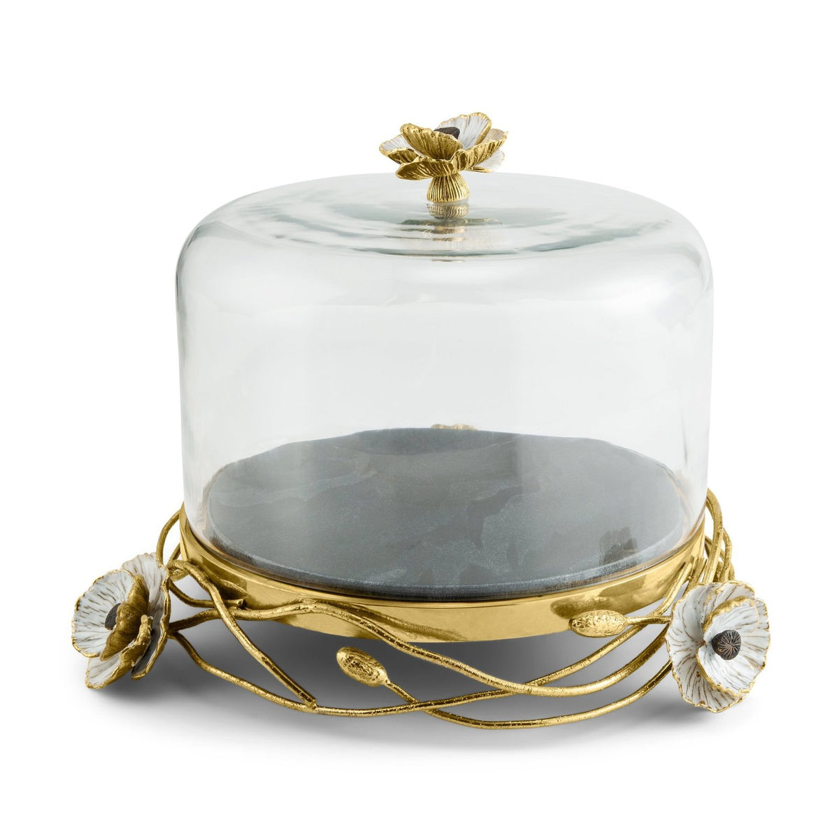 Michael Aram Anemone Cake Stand W/ Dome
