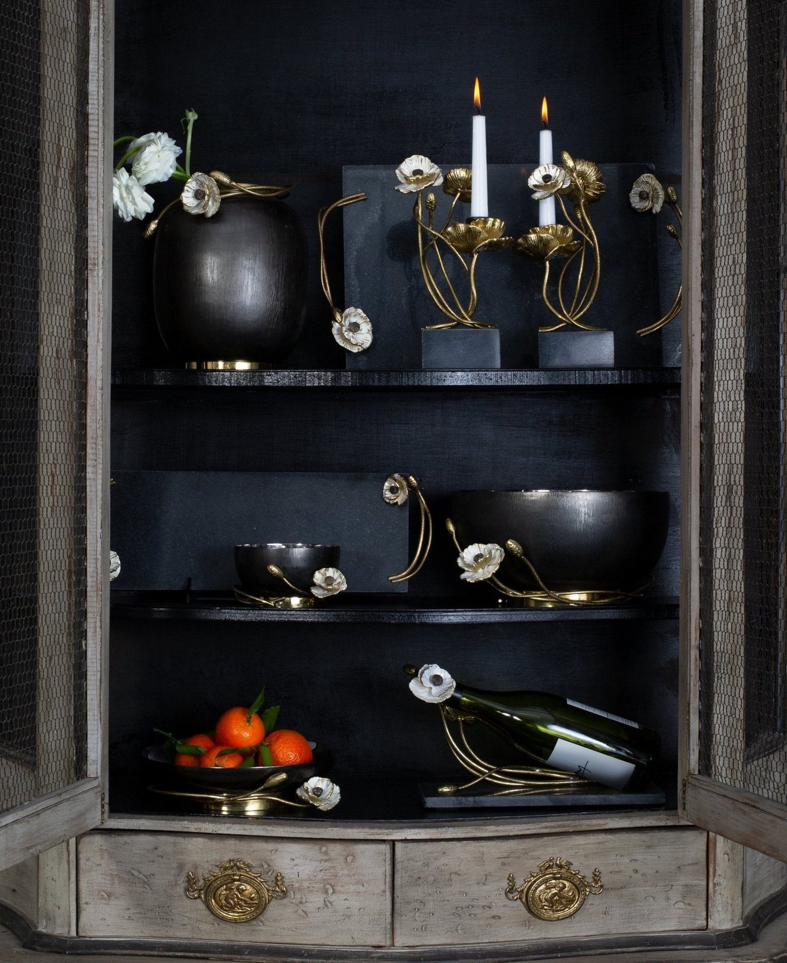 Michael Aram Anemone Candleholders (Set of 2)