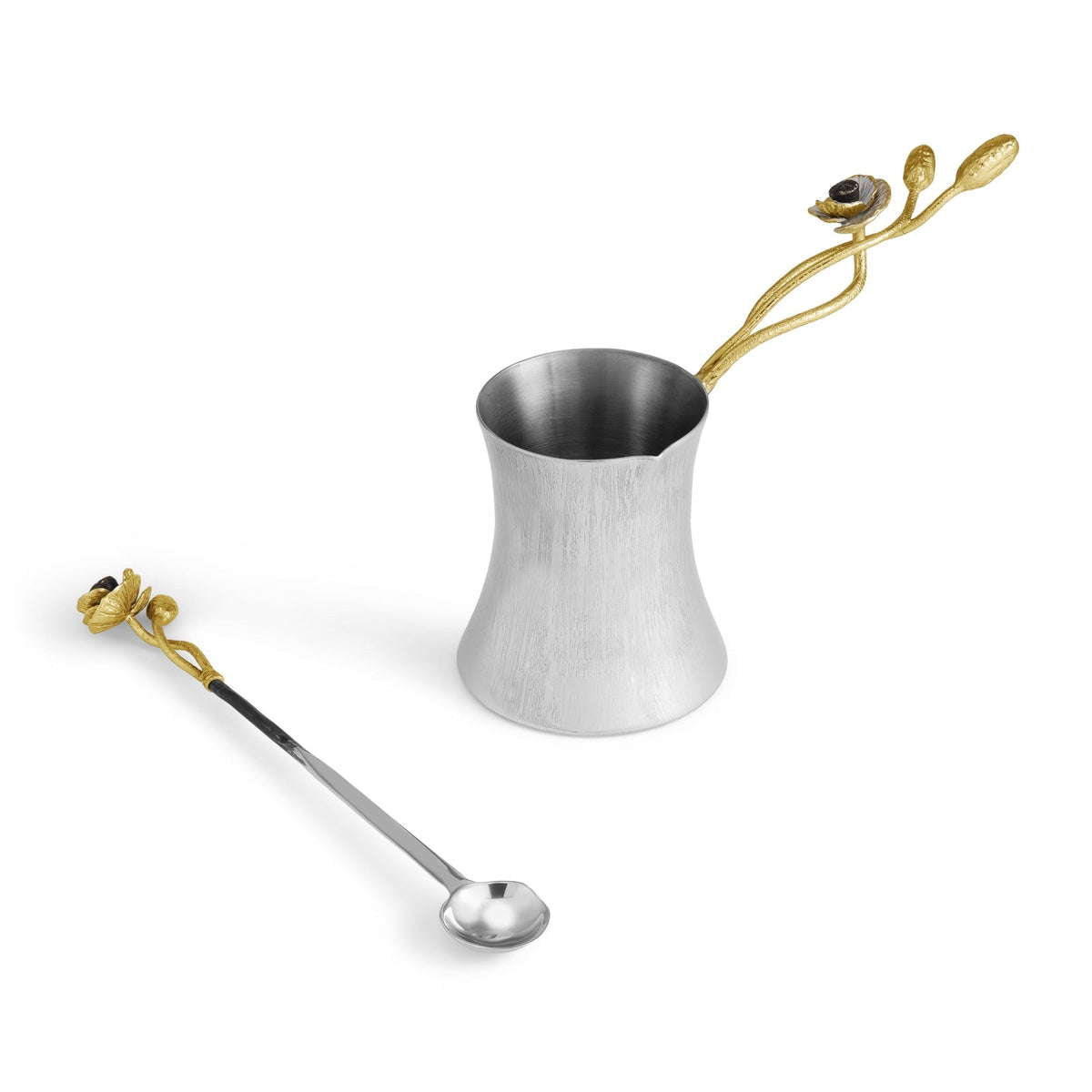 Michael Aram Anemone Coffee Pot with Spoon