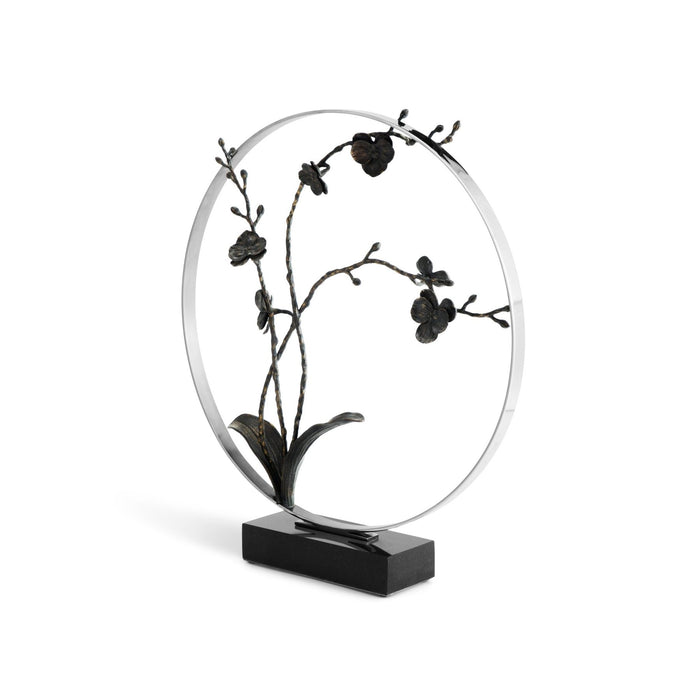 Michael Aram Black Orchid 22" Moon Gate Sculpture