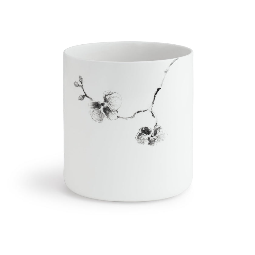 Michael Aram Black Orchid Bath Waste Basket