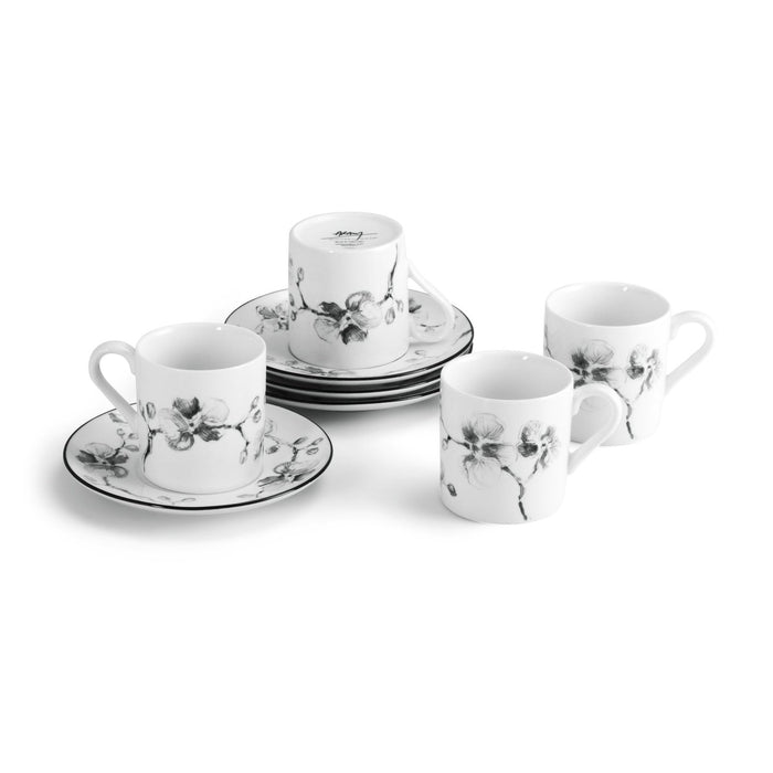 Michael Aram Black Orchid Demitasse Set of 4