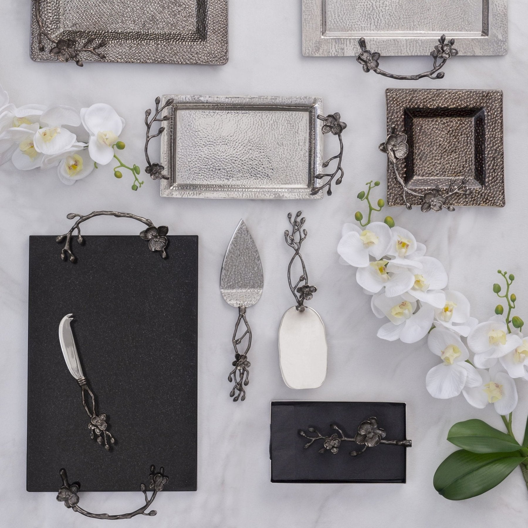 Michael Aram Orchid Glass Snack Dish