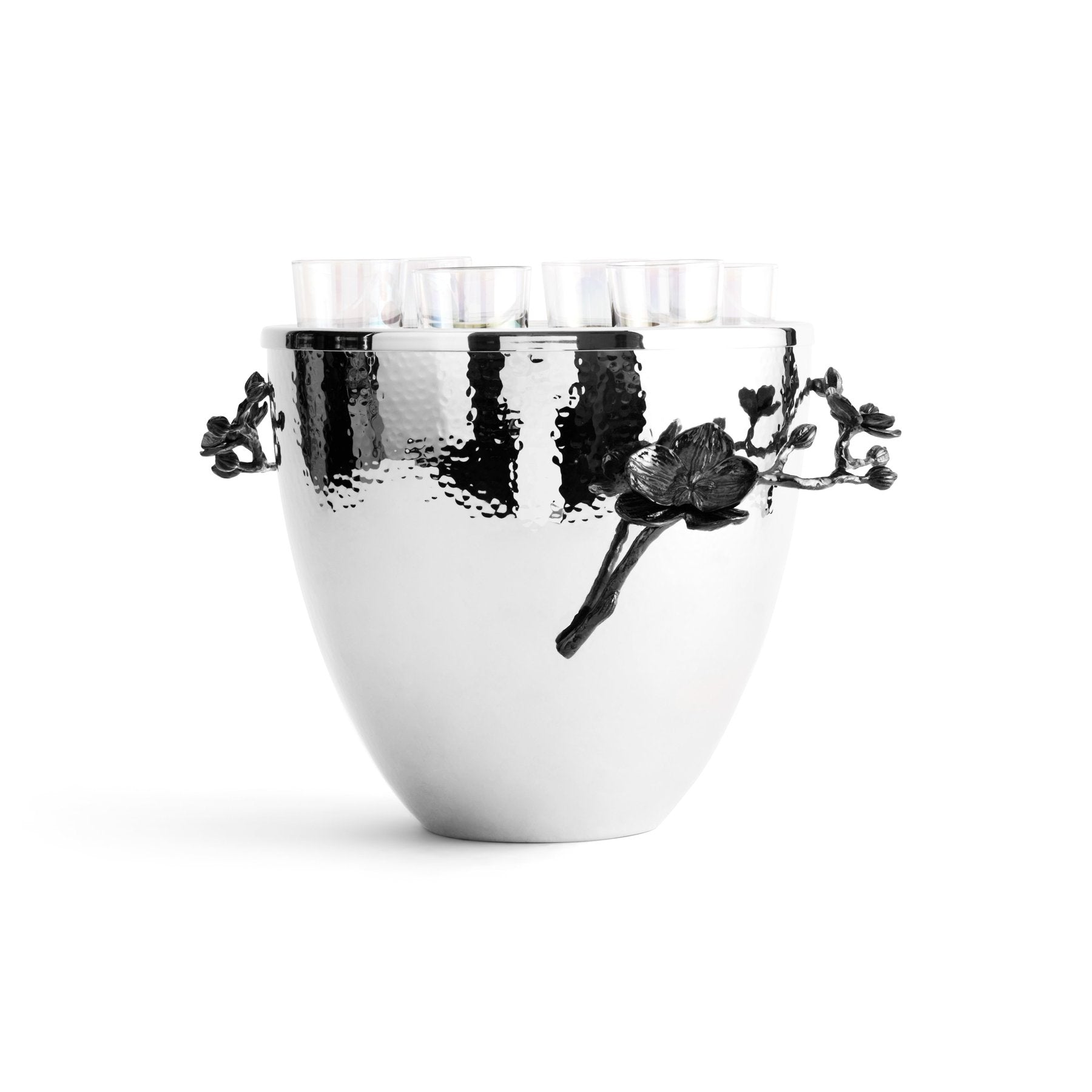 Michael Aram Black Orchid Vodka Service