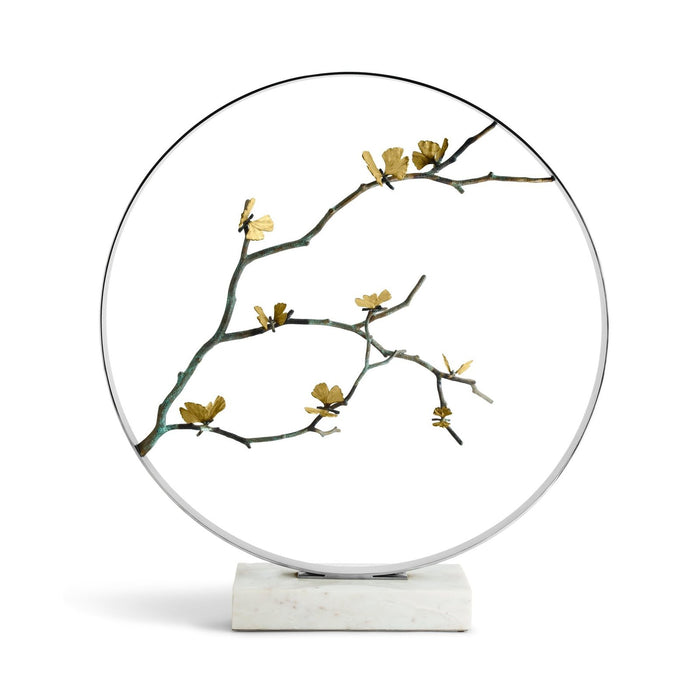 Michael Aram Butterfly Ginkgo 32" Moon Gate Sculpture