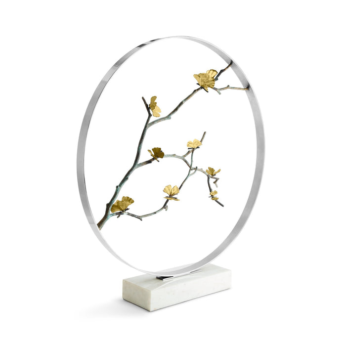 Michael Aram Butterfly Ginkgo 32" Moon Gate Sculpture