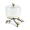 Michael Aram Butterfly Ginkgo Cake Stand w/ Dome