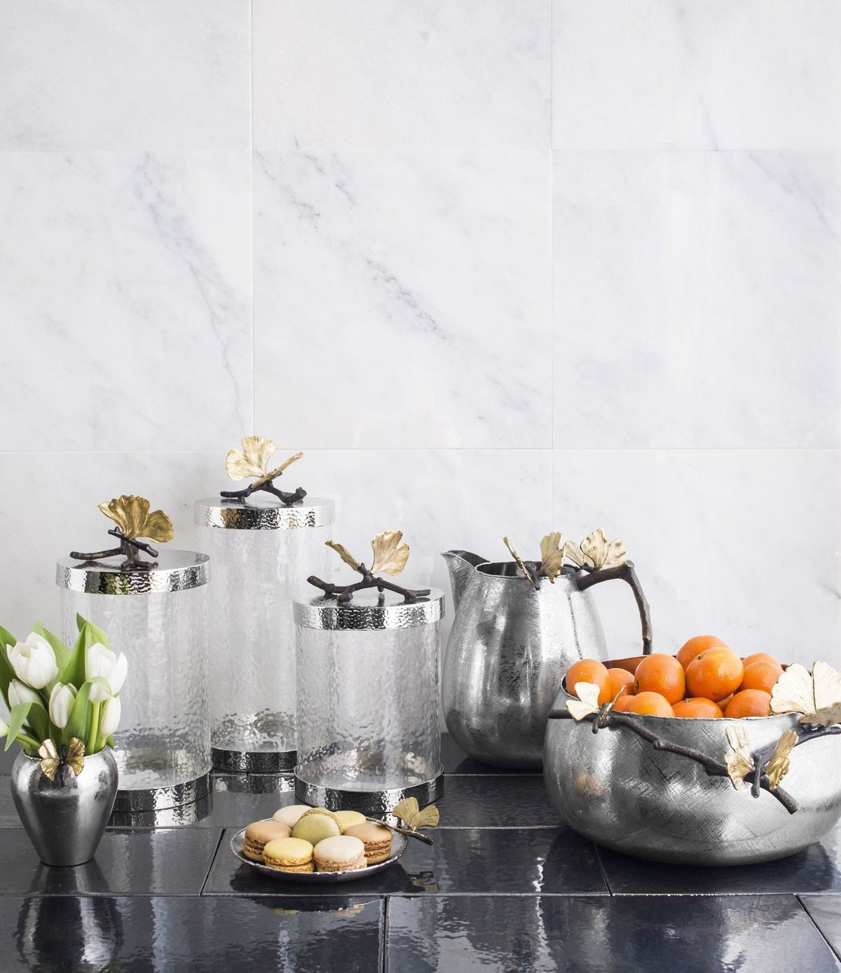 Michael Aram Butterfly Ginkgo Canister