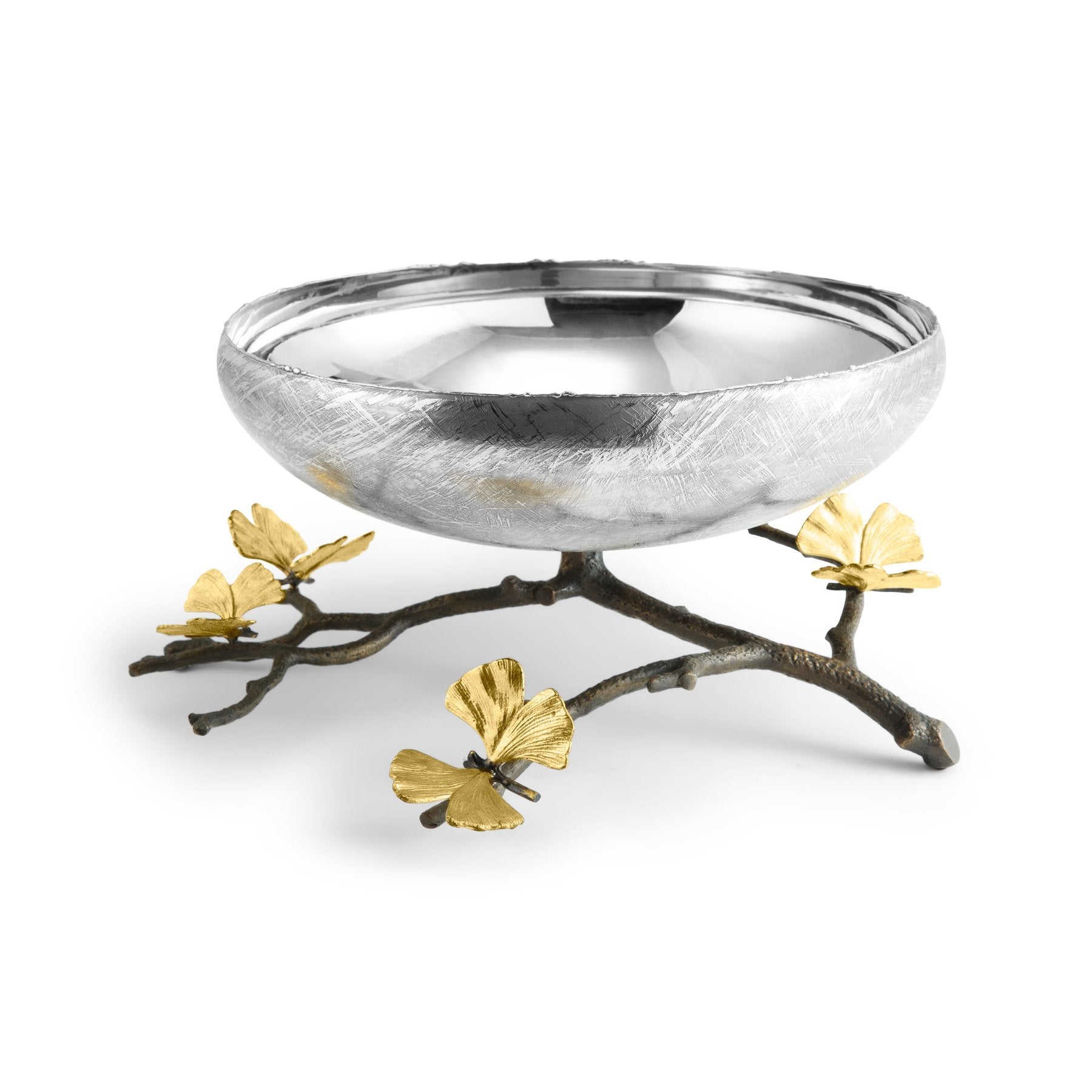 Michael Aram Butterfly Ginkgo Footed Centerpiece Bowl