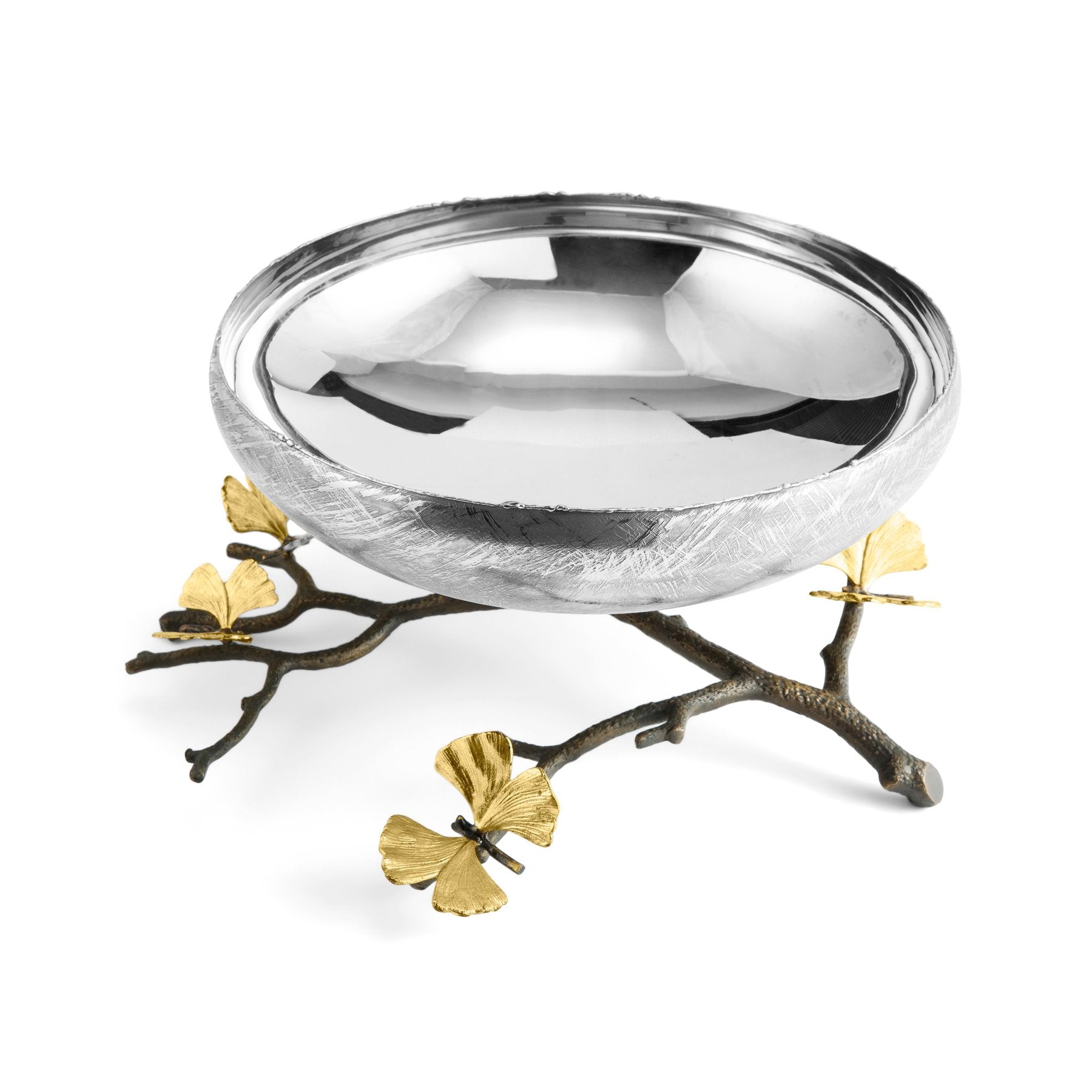 Michael Aram Butterfly Ginkgo Footed Centerpiece Bowl