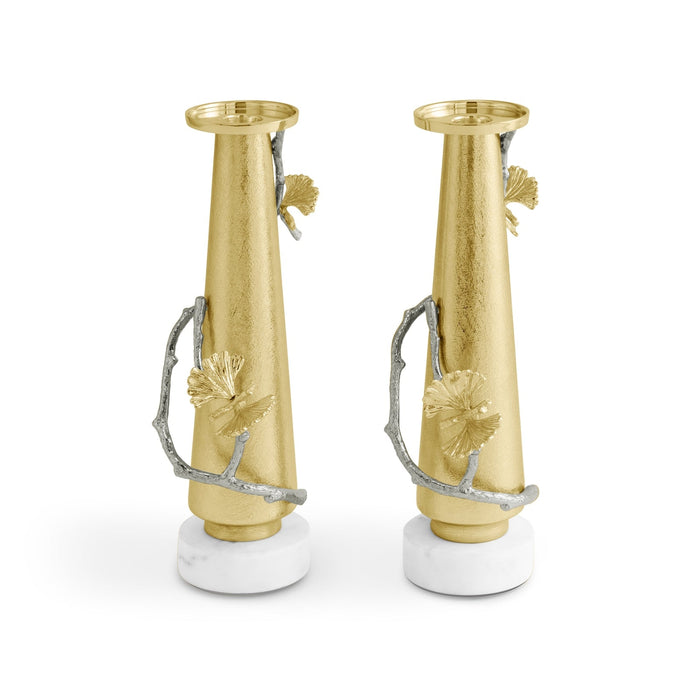 Michael Aram Butterfly Ginkgo Luxe Candleholders