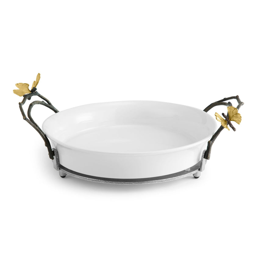 Michael Aram Butterfly Ginkgo Pie Dish