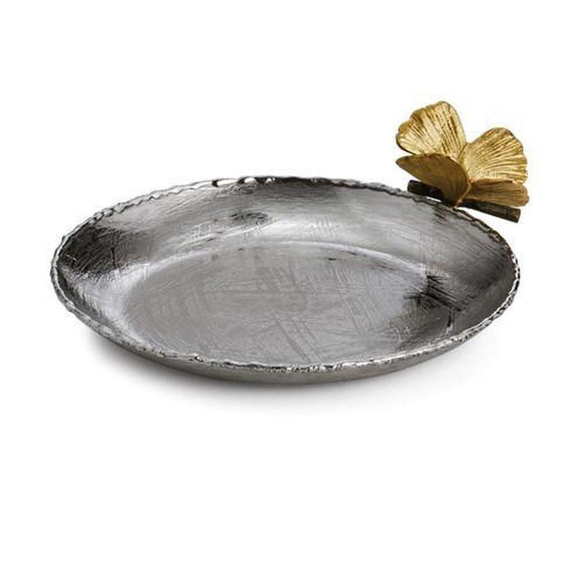 Michael Aram Butterfly Ginkgo Round Trinket Tray