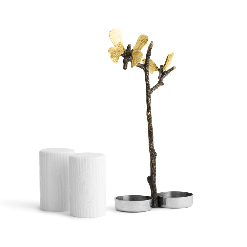 Michael Aram Butterfly Ginkgo Slt&ppr Shkr