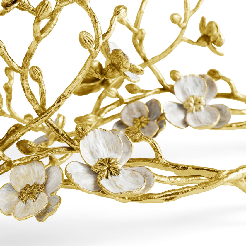 Michael Aram Orchid Sculptural Candleholders - Set of 2