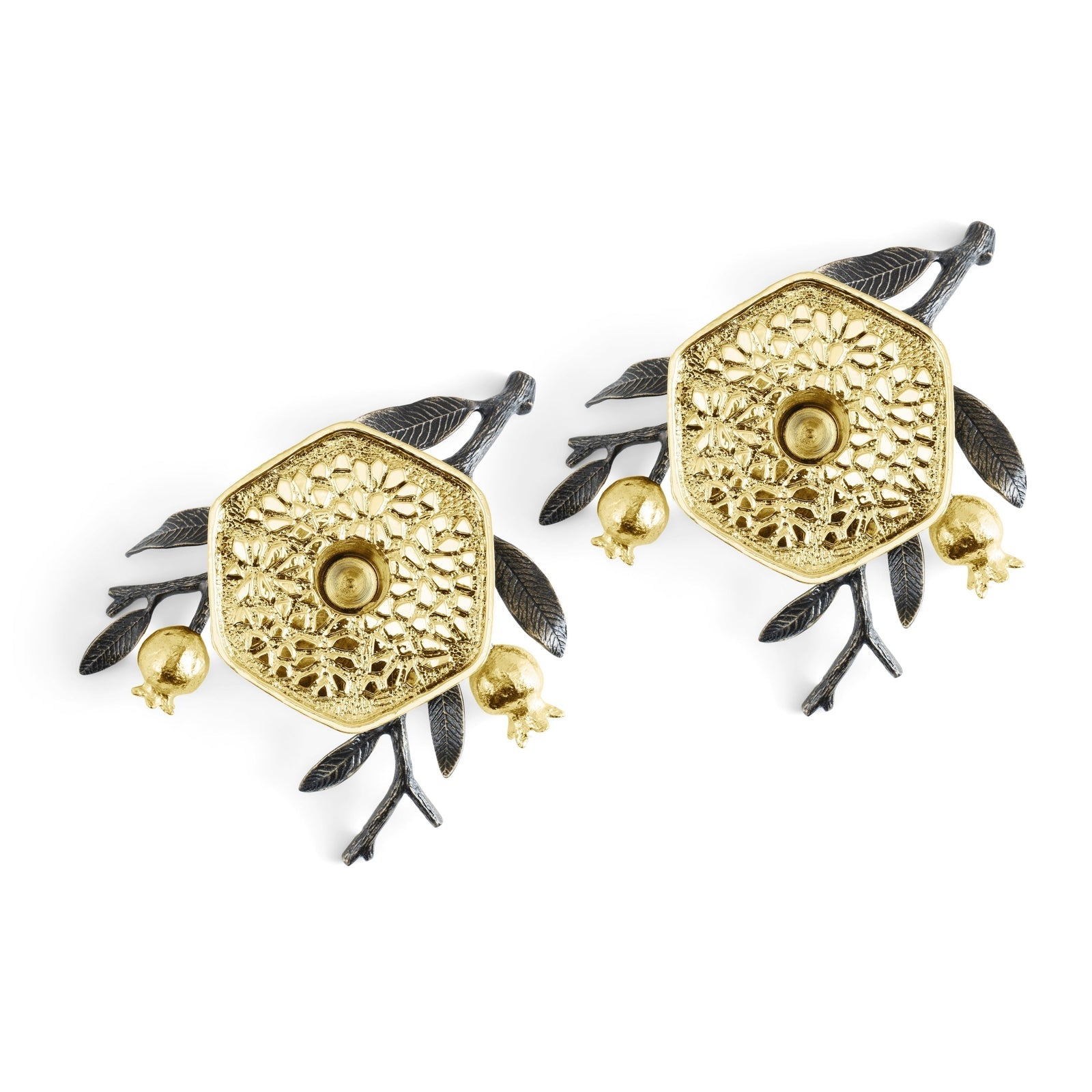 Michael Aram Pomegranate Candleholders - Set of 2