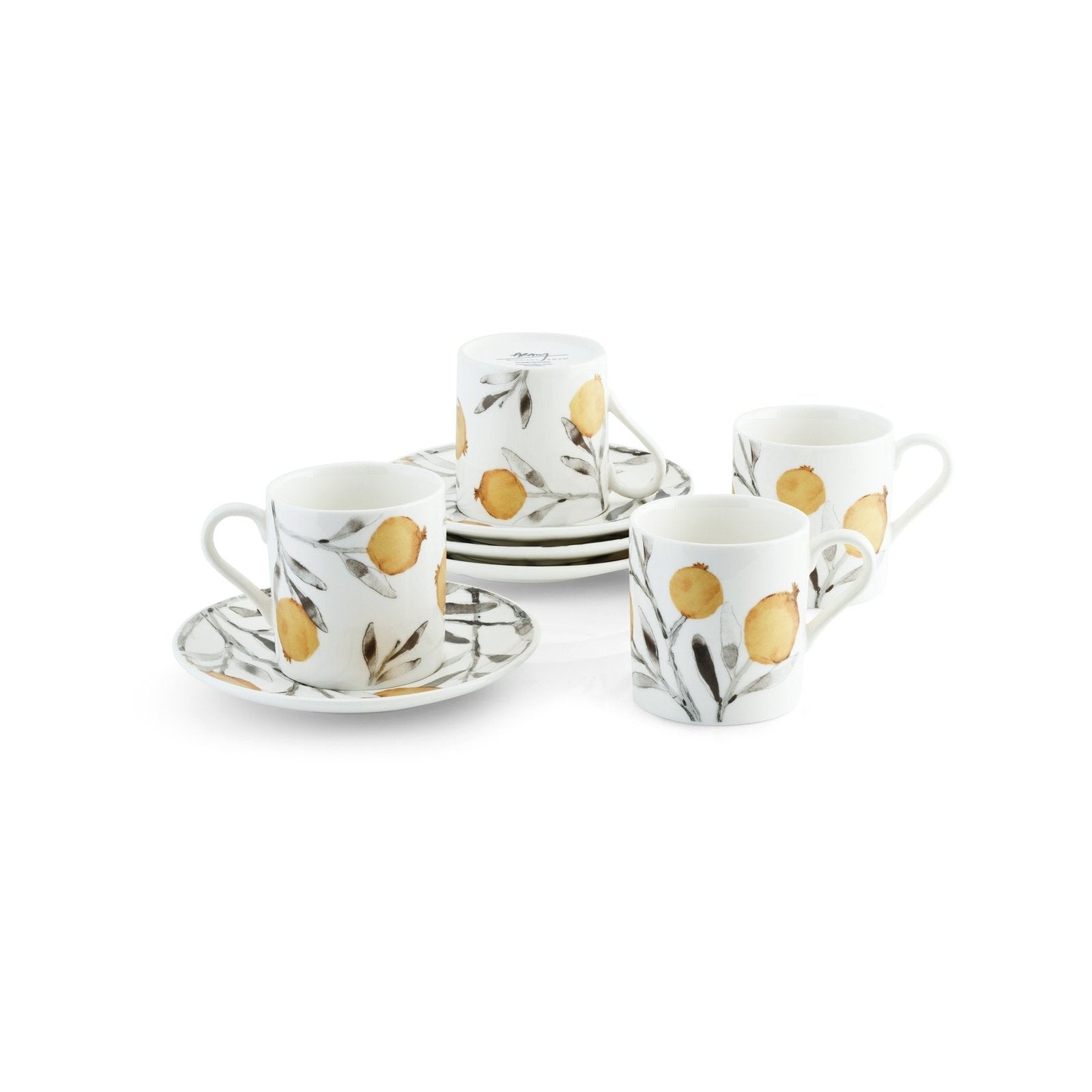 Michael Aram Pomegranate Demitasse Set of 4