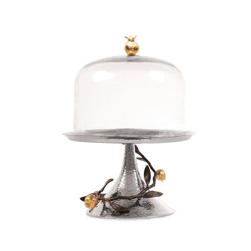 Michael Aram Pomegranate Pastry Dish w/ Dome