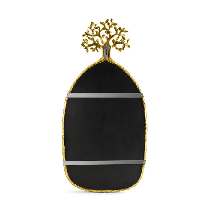 Michael Aram Tree of Life Mirror - Antique Goldtone