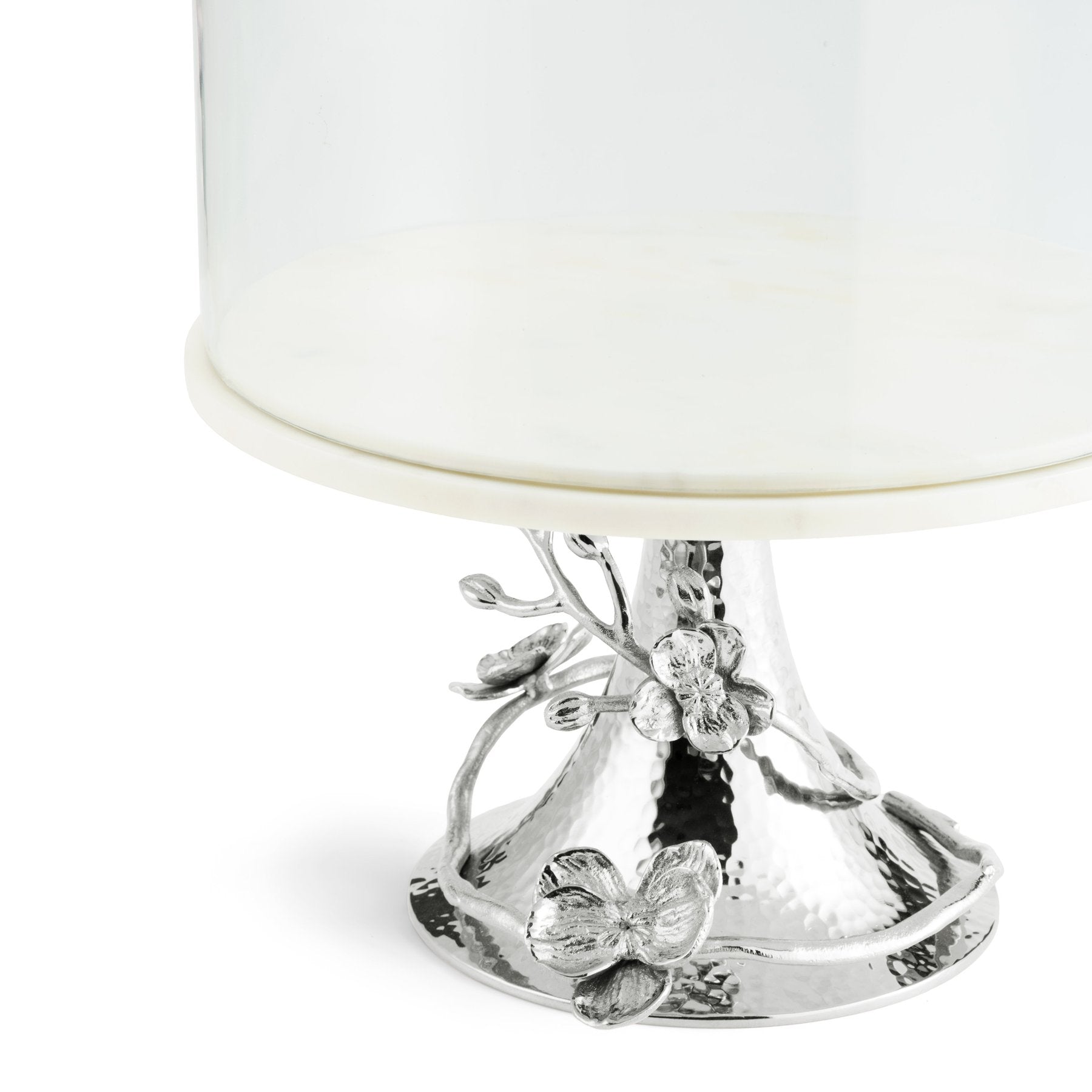 Michael Aram White Orchid Cake Stand w/ Dome