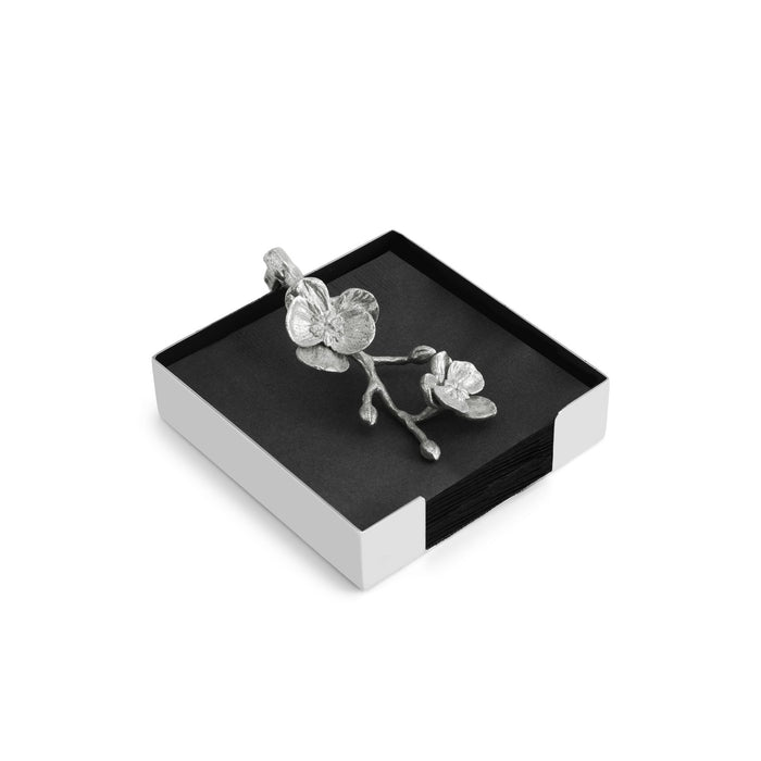 Michael Aram White Orchid Cocktail Napkin Holder