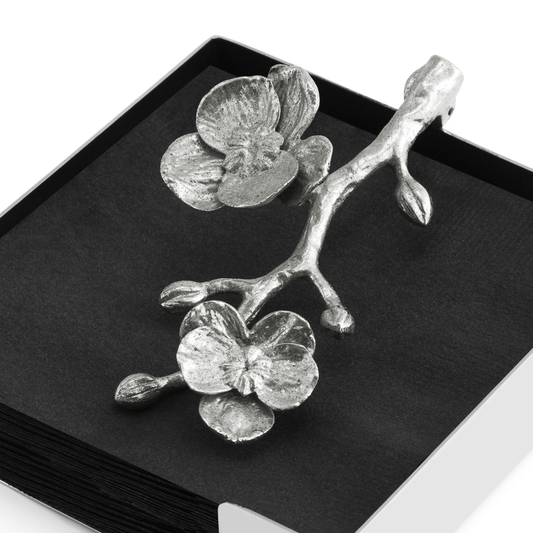 Michael Aram White Orchid Cocktail Napkin Holder