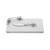 Michael Aram White Orchid Small Cheese Board With Knife