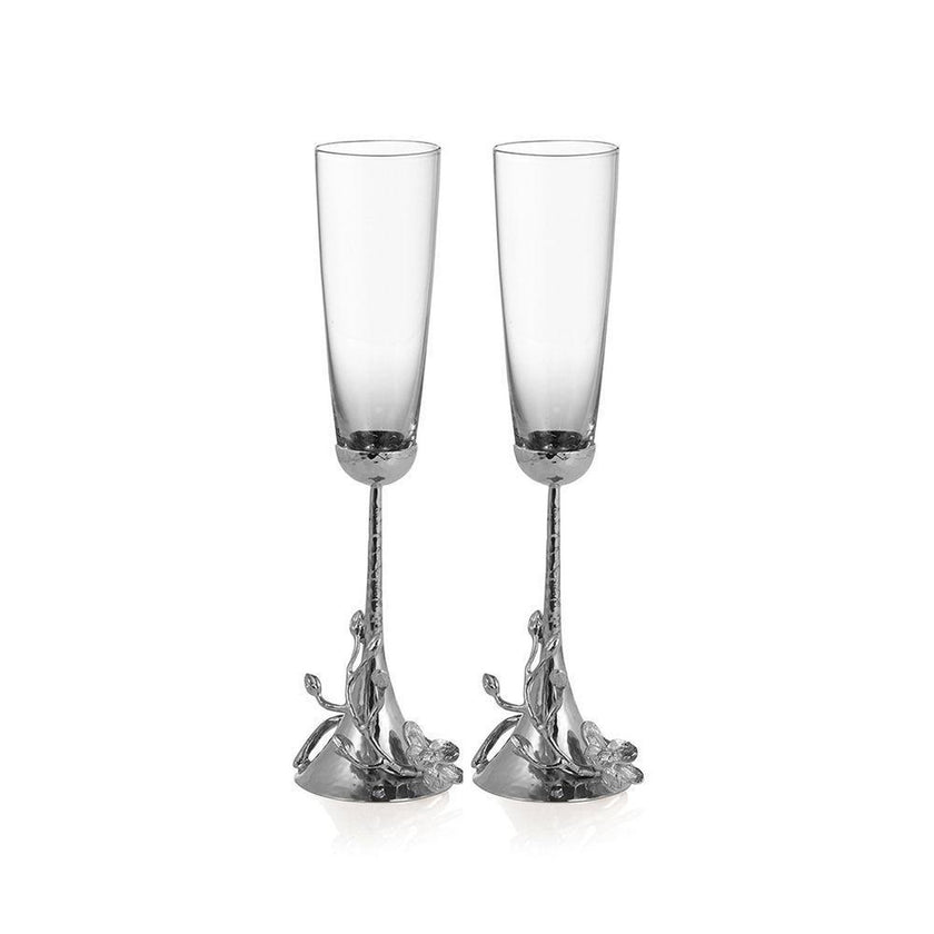 Michael Aram White Orchid Toasting Flute (Set of 2)