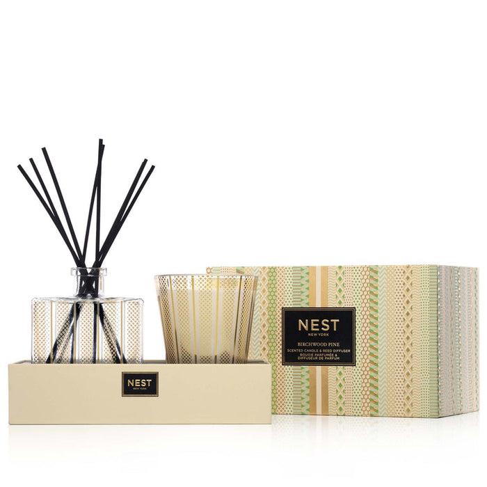 Nest Birchwood Pine Classic Candle & Diffuser Set