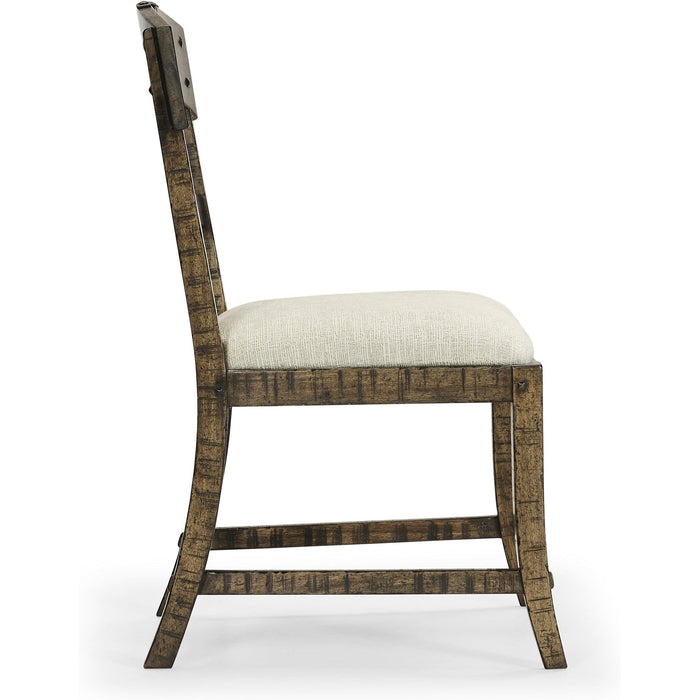 Jonathan Charles Casual Accents Planked Dining Side Chair