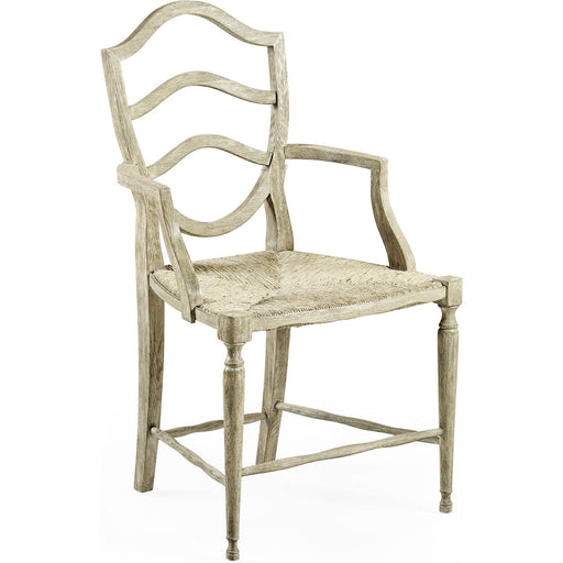 Jonathan Charles William Yeoward Country House Chic Solid Wood Queen Anne Back Arm Chair