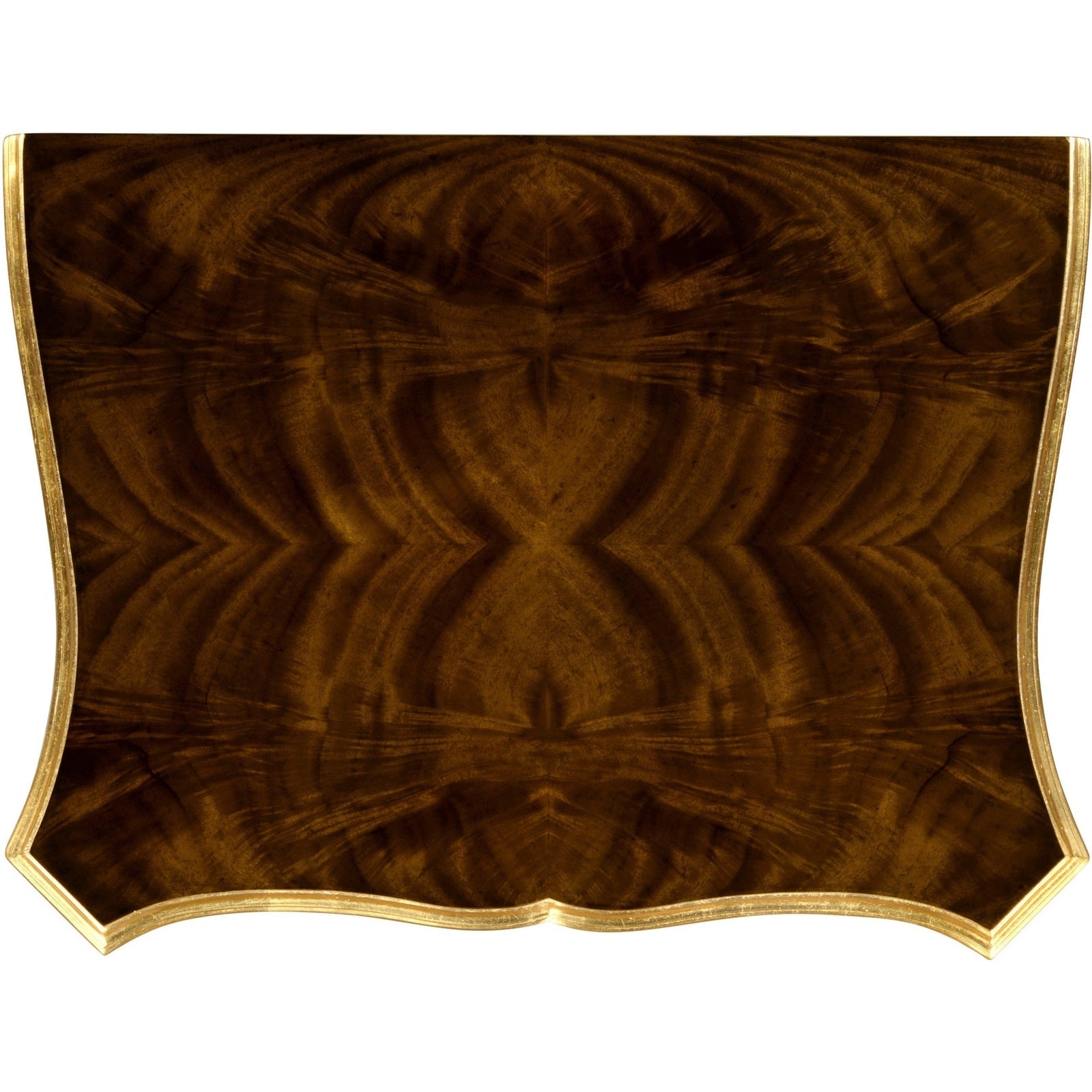 Jonathan Charles Mahogany & Gilded Nightstand