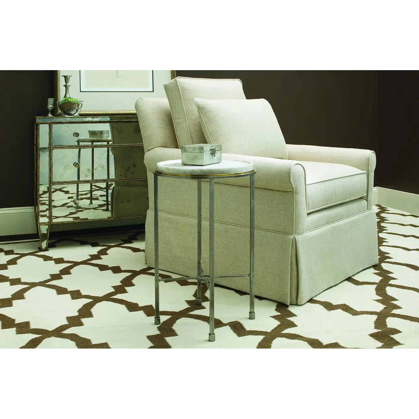 Century Furniture Grand Tour Round Accent Table