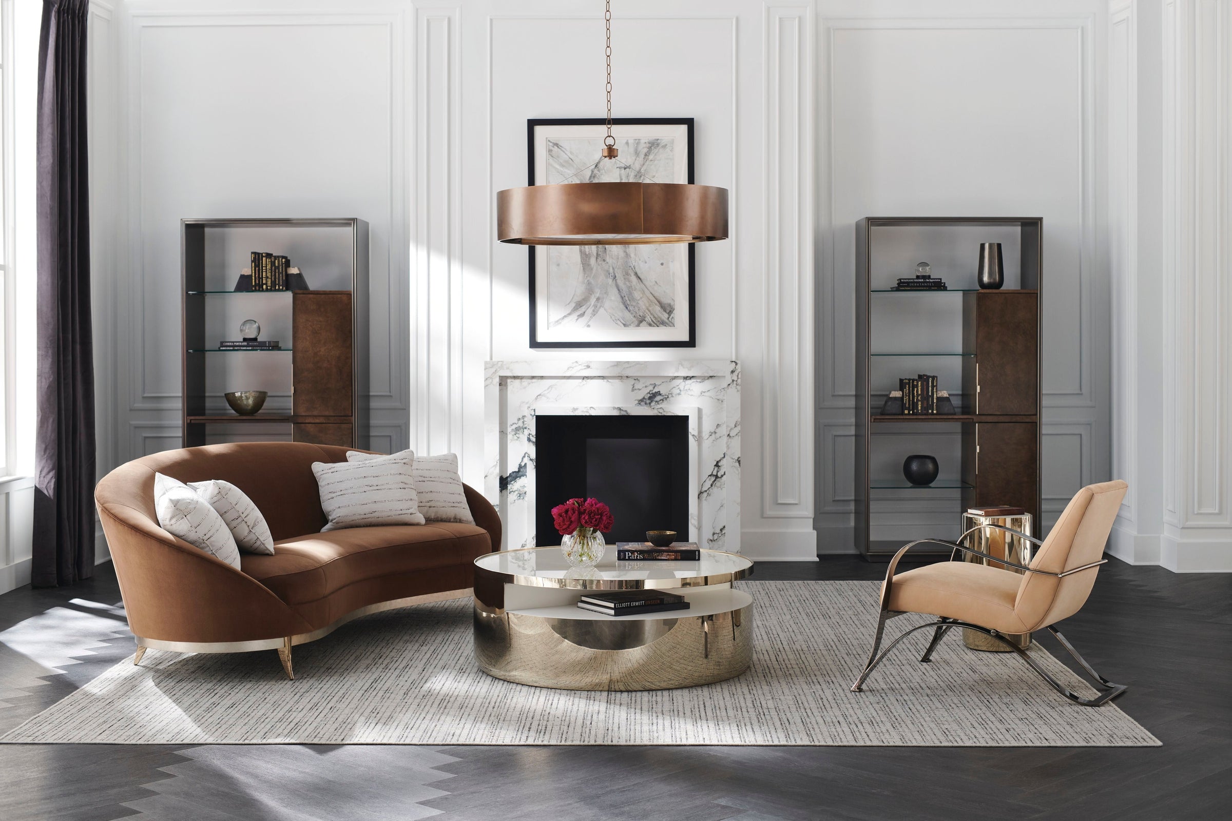 Caracole Signature Metropolitan Turn Style Cocktail Table