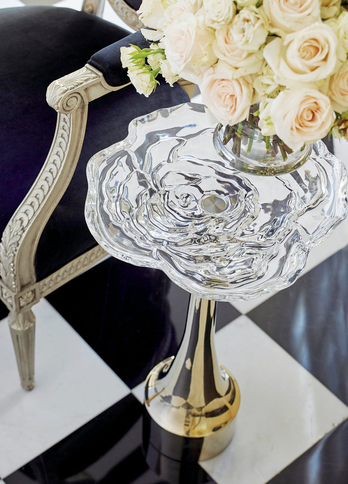 Caracole Debut Inbloom Side Table Open Box