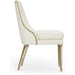 Jonathan Charles Shoal Linen & Grass Cloth Side Chair